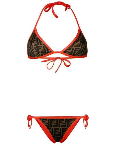 fendi shopper monogram|fendi monogram bikini.